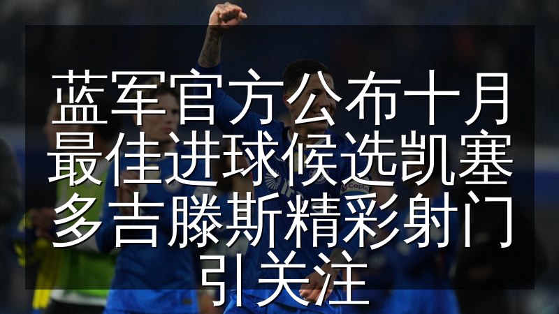 蓝军官方公布十月最佳进球候选凯塞多吉滕斯精彩射门引关注(图1) 蓝军官方公布十月最佳进球候选凯塞多吉滕斯精彩射门引关注